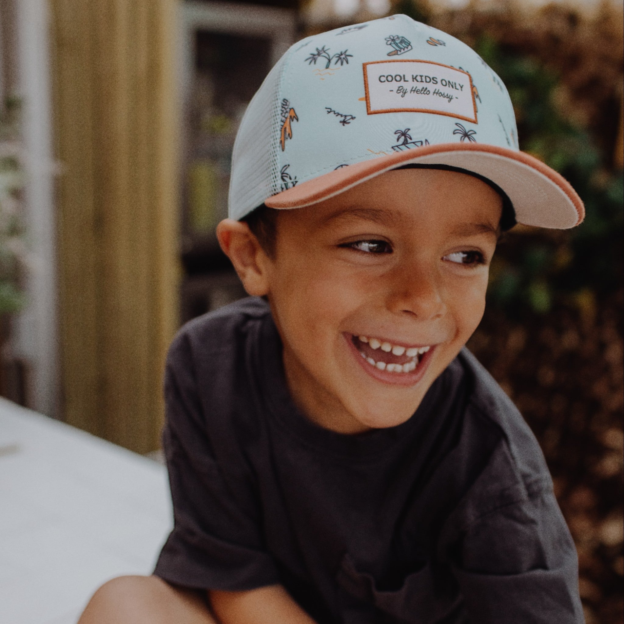 Kid's jockey cap Blue Island 2-5Y Hello Hossy 