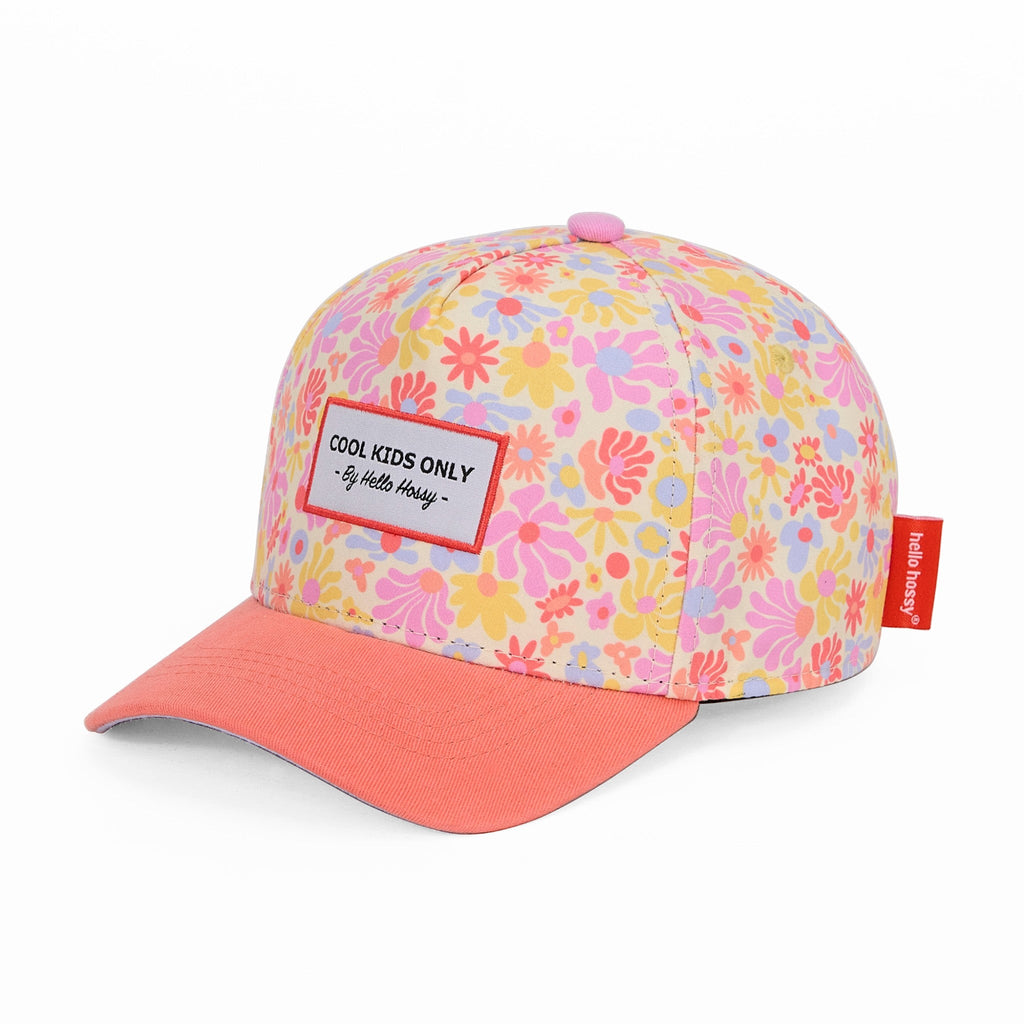 Kid's jockey cap Retro Flowers 9M-6Y+ Hello Hossy 