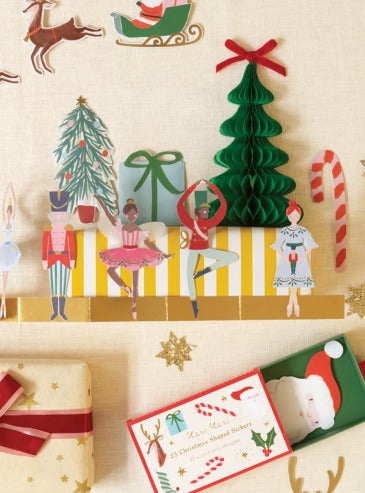 Xmas 3d card Nutcracker Ballet