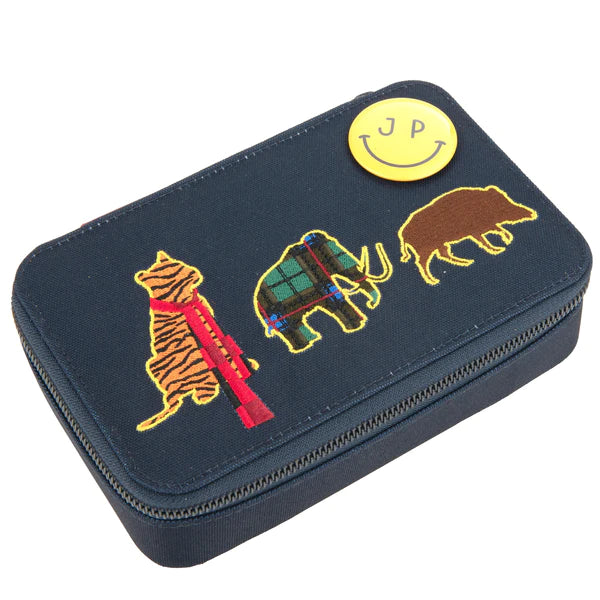 Παιδική σχολική κασετίνα με γραφική ύλη Tartans 20x12,5x7cm Jeune Premier