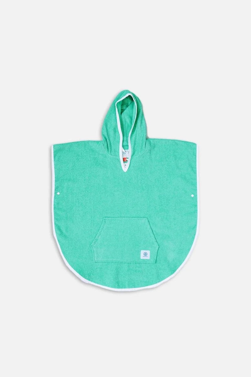 Kid's Poncho Biscay Green 1-8 years