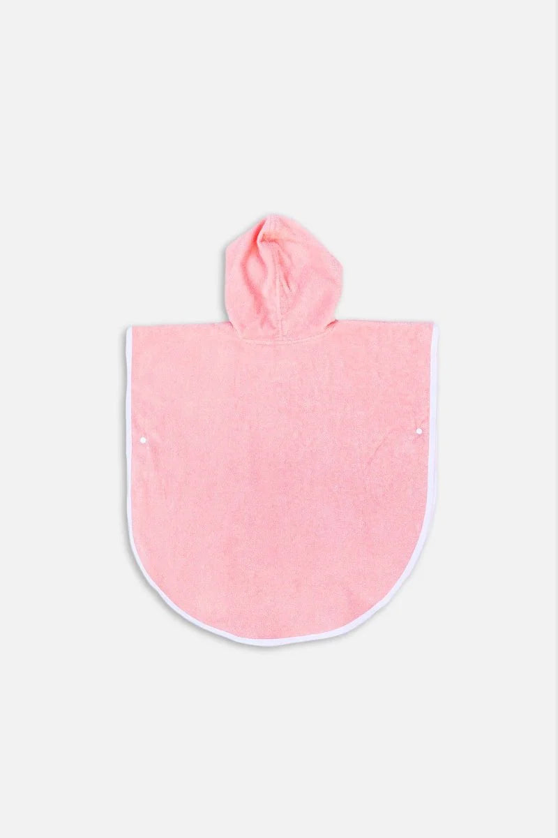 Kid's Poncho Summer Pink 1-8 years