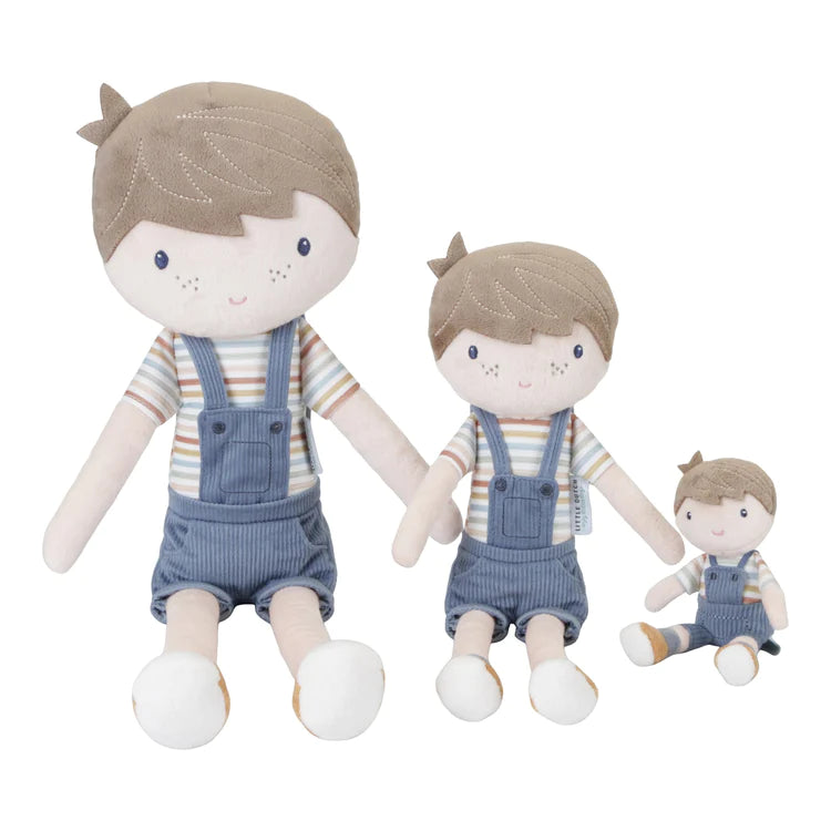 Fabric Kid's cuddly doll Jim +12m -50cm Little Dutch LD4561 