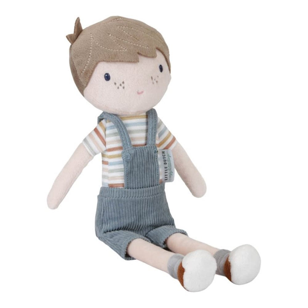 Fabric Kid's cuddly doll Jim +12m -50cm Little Dutch LD4561 