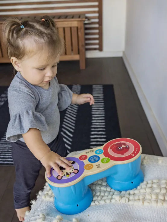 Wooden Magic Touch Drum Upbeat Tunes 6months+