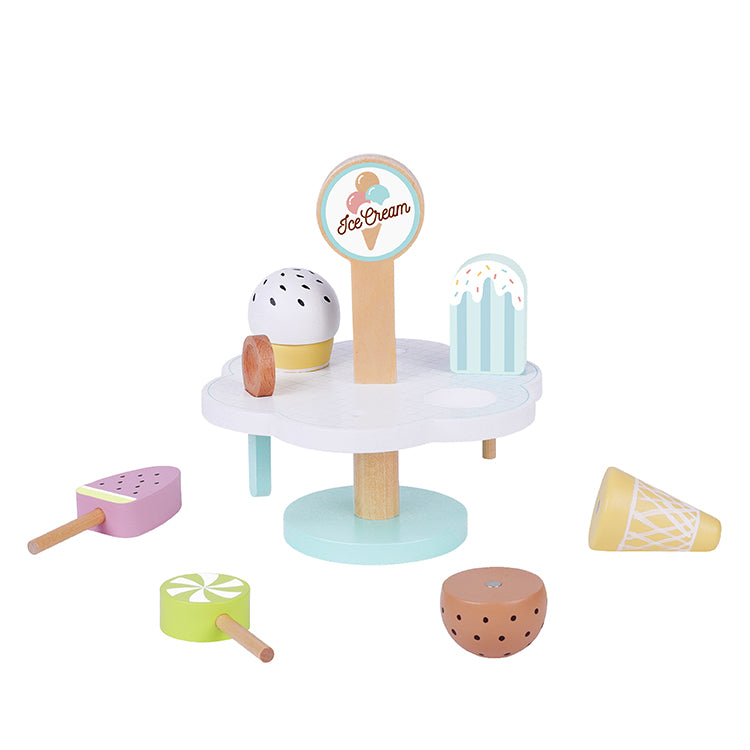 Kid's wooden ice-cream stand 3Y+ Tooky toys