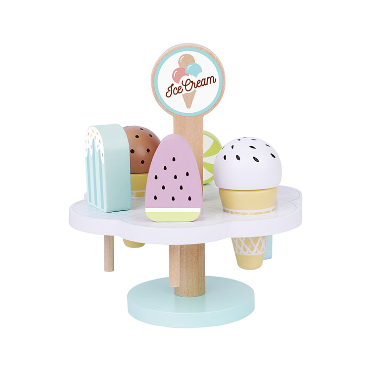 Kid's wooden ice-cream stand 3Y+ Tooky toys