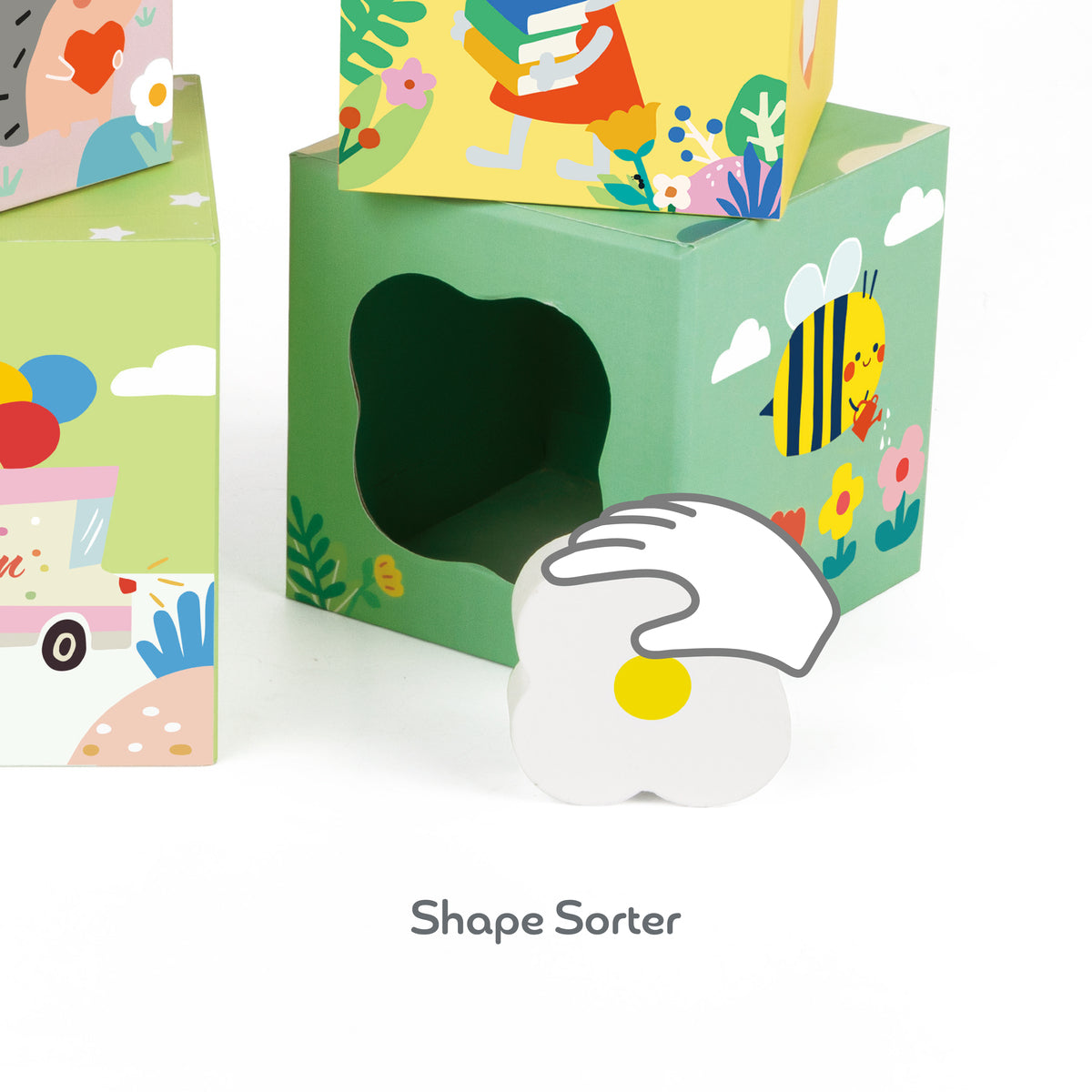 Children's toy Stacking cubes Forest  18+ months 