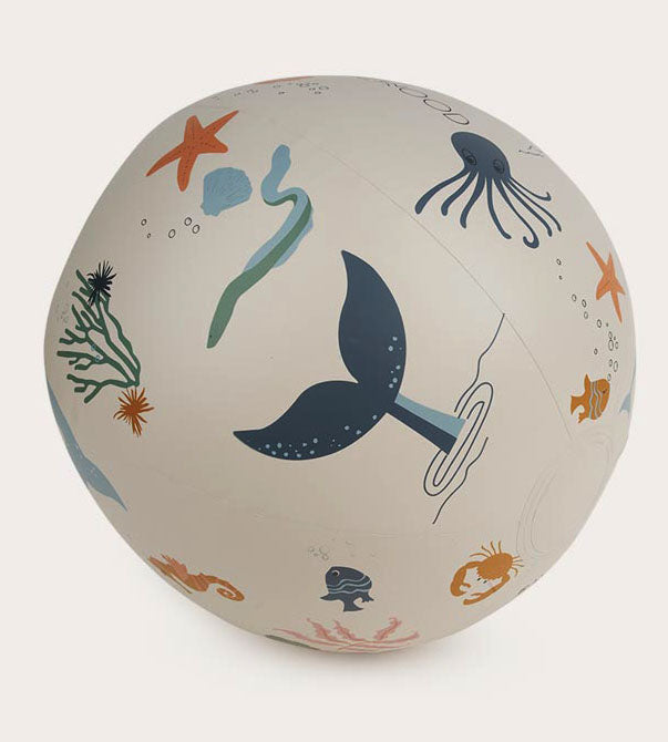 Φουσκωτή μπάλα με sprinkler Luis Sea Creature/Sandy - Liewood 60cm