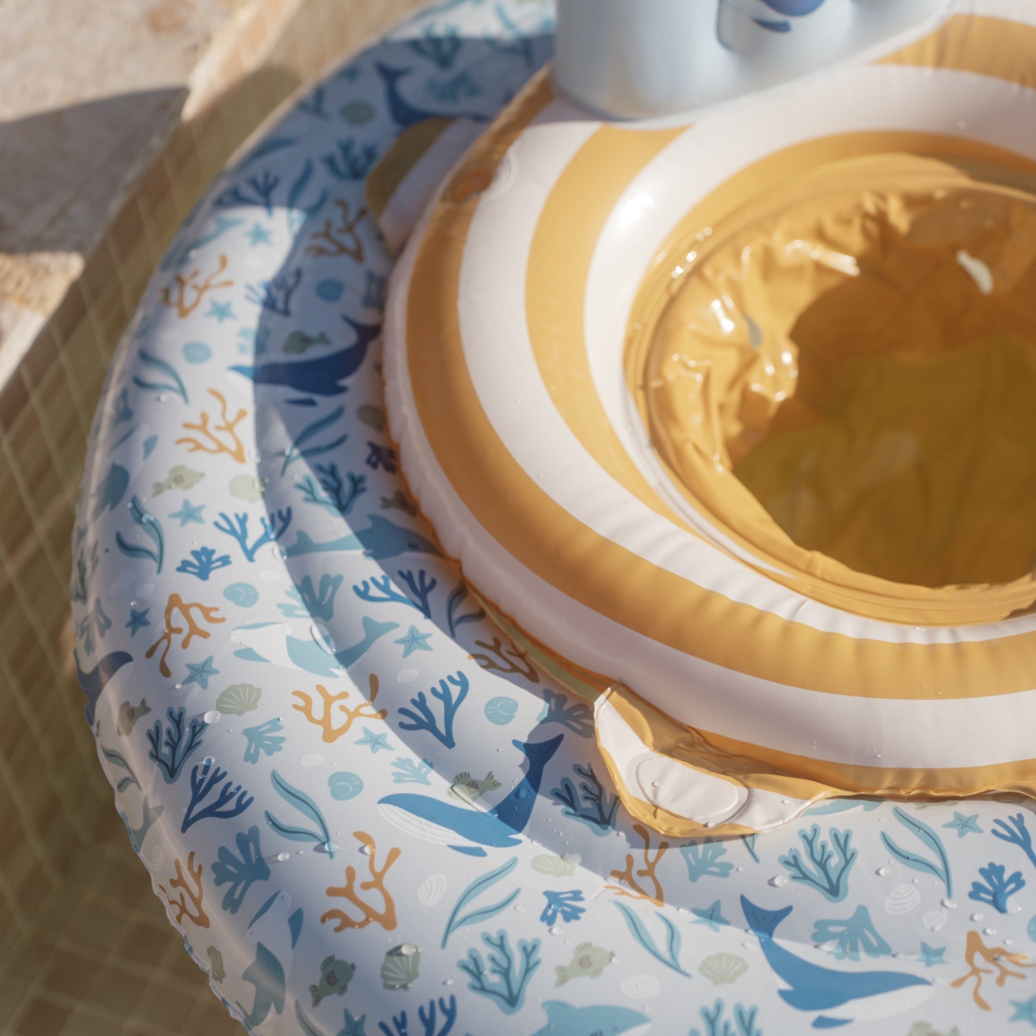 Baby swimming ring Ocean Dreams Blue 6-12months Little Dutch 