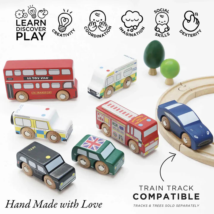 Le Toy Van London Car set 3+