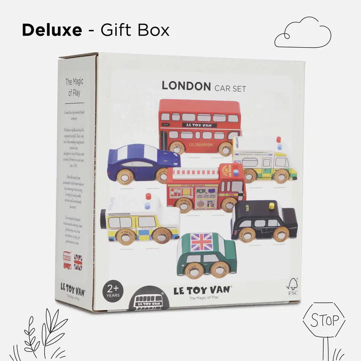 Le Toy Van London Car set 3+
