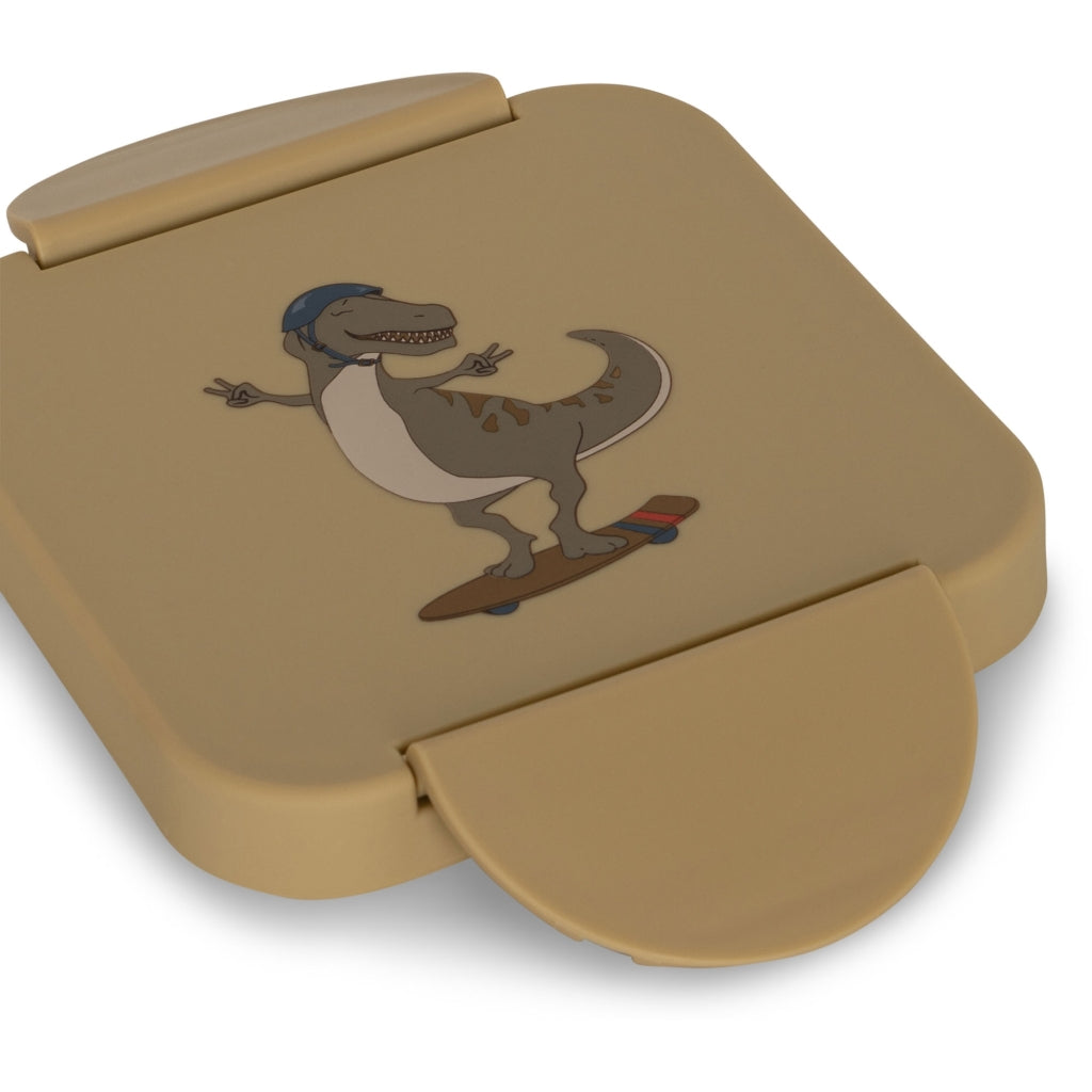 Δοχείο φαγητού με διαχωριστικό Skatesaurus (small) 12.6x11.8x8εκ. Konges Slojd