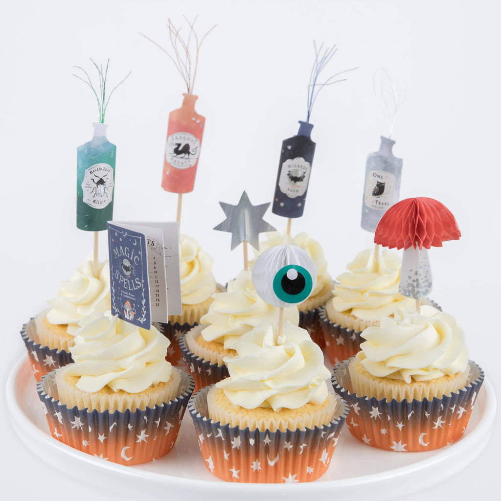 Set of 24 Halloween Making Magic Cupcake Kits - Meri Meri