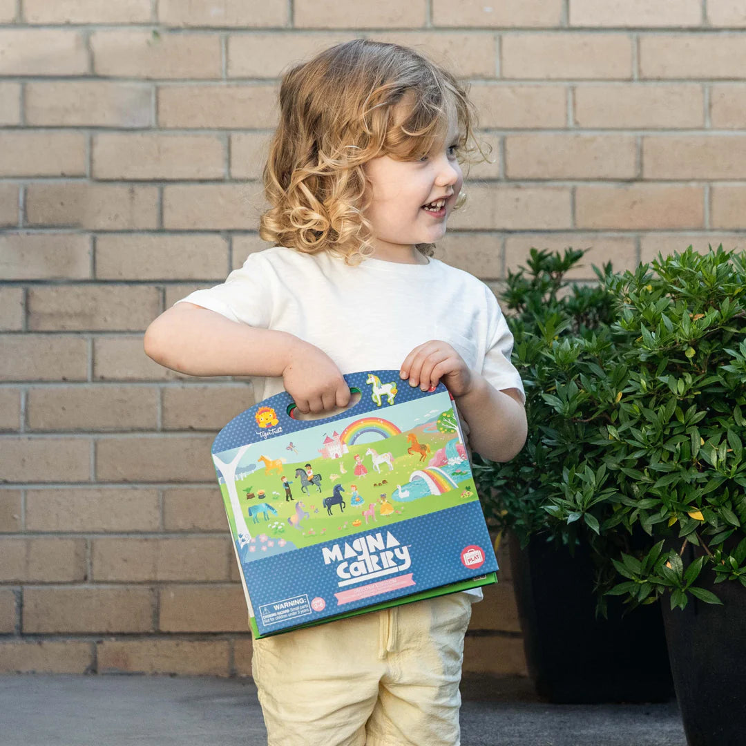 Παιδικό φορητό μαγνητικό παιχνίδι Βασίλειο των Μονόκερων 3 ετών+