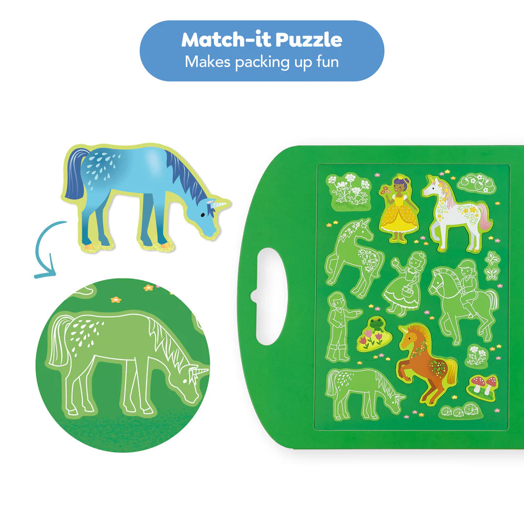 Παιδικό φορητό μαγνητικό παιχνίδι Βασίλειο των Μονόκερων 3 ετών+