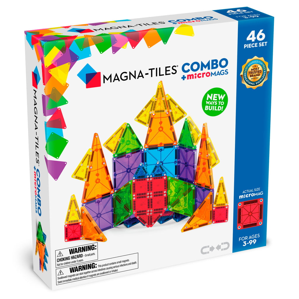 Combo 46-Piece Set 3Y+ Magna Tiles