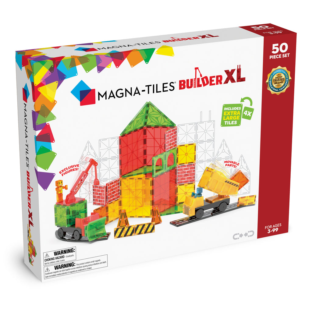 Builder XL 50-Piece Set 3Y+ Magna Tiles
