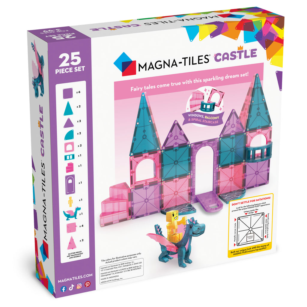 Castle 25-Piece Set 3Y+ Magna Tiles