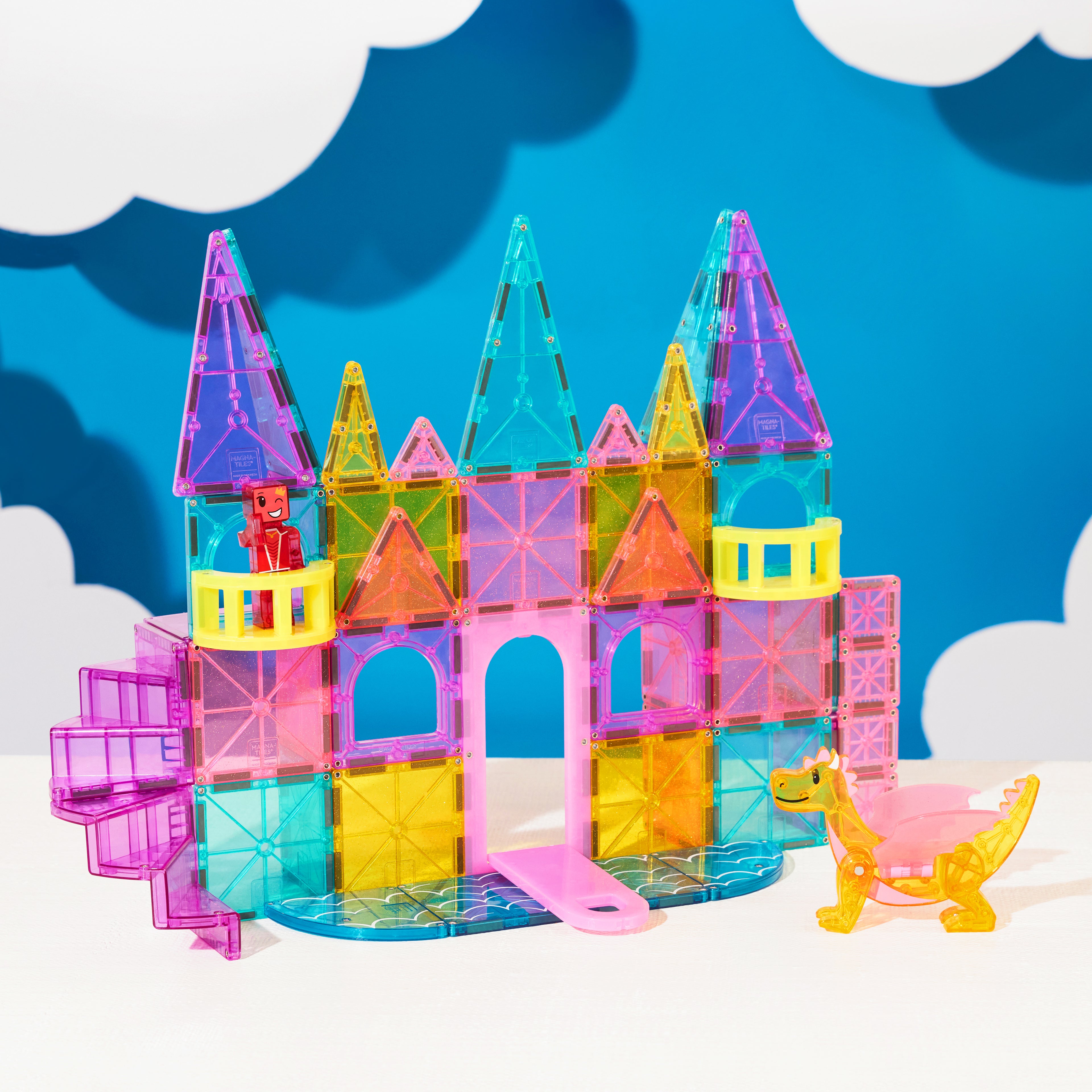 Castle DLX 48-Piece Set 3Y+ Magna Tiles