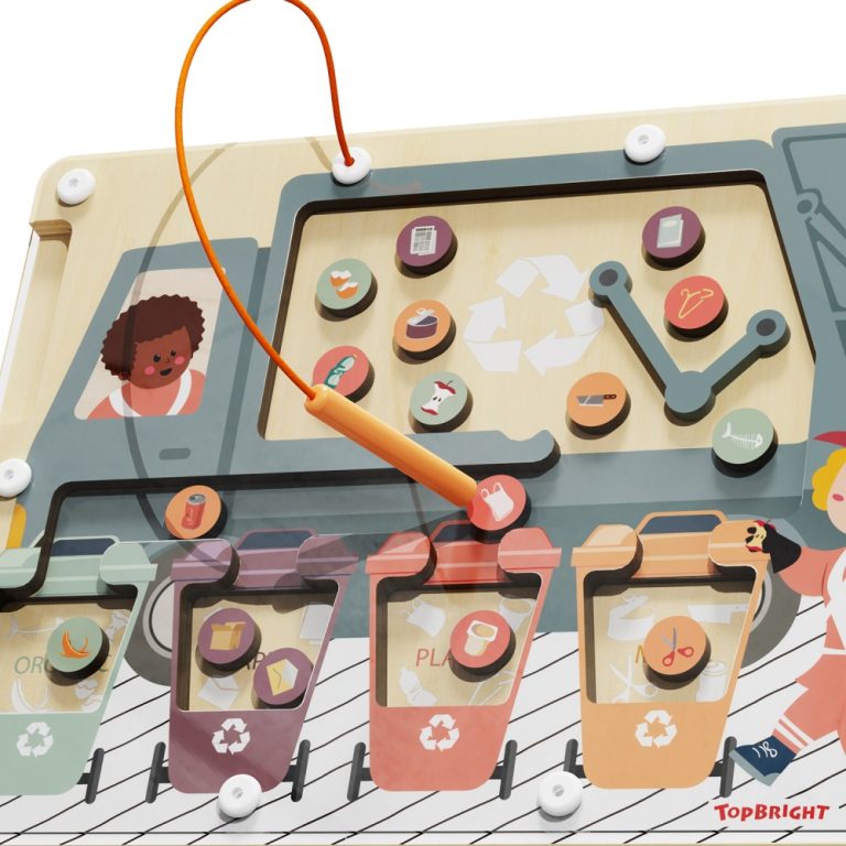 Παιδικό μαγνητικό παιχνίδι Ανακύκλωσης και διαλογής απορριμμάτων - Waste Sorter 3ετων+