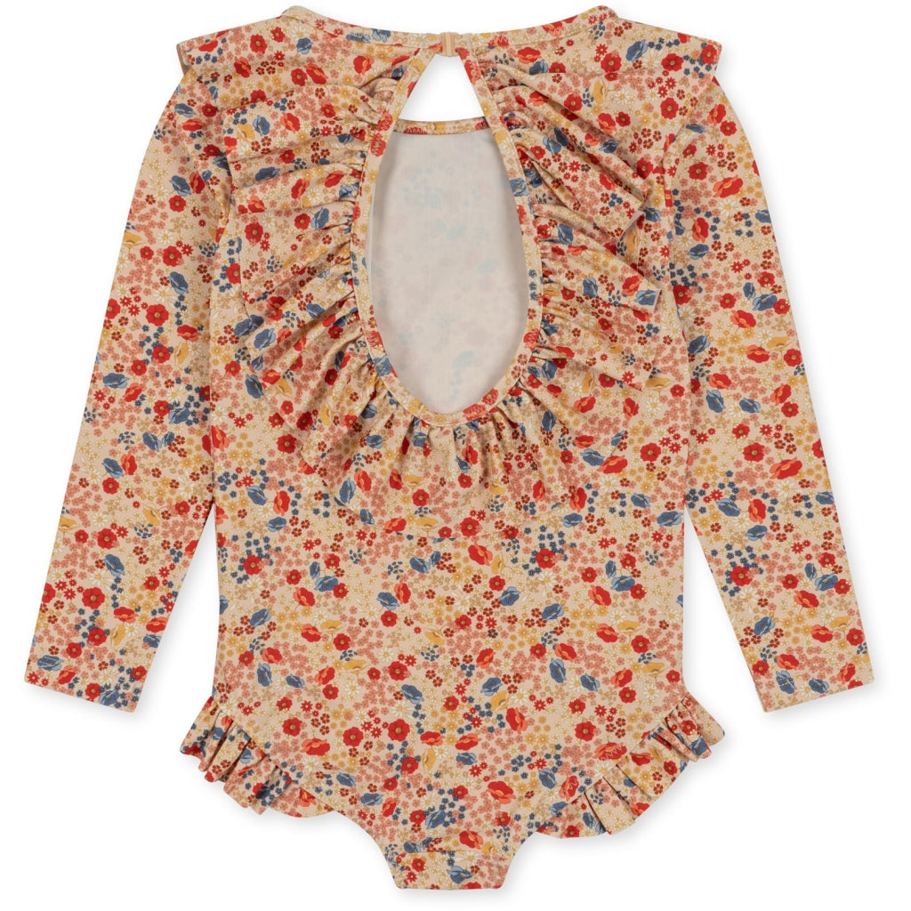 Kid's long-sleeved swimsuit Villetta 6M-10Y - Konges Slojd