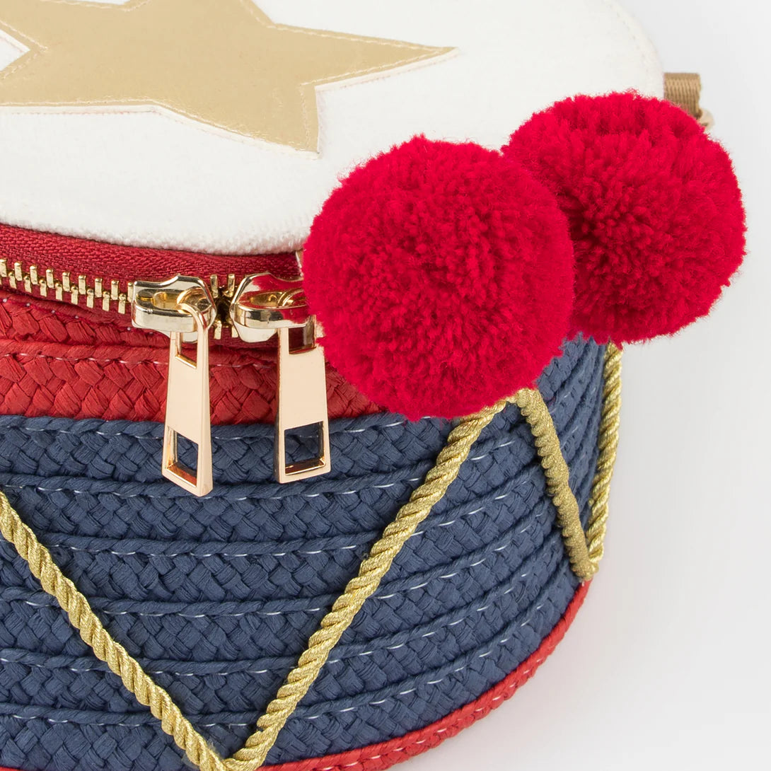 Meri Meri Christmas Fabric Drum Bag 19x14x19cm