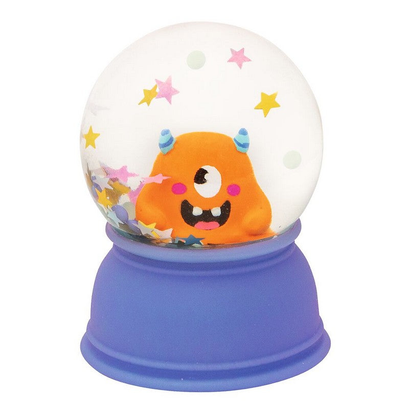 Χιονόμπαλα Monster με glitter 6.5 cm σε διάφορα σχέδια