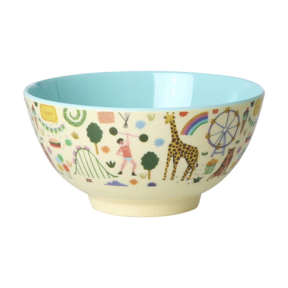 Παιδικό μπολ μελαμίνης Λούνα Παρκ Mint 700 ml Rice