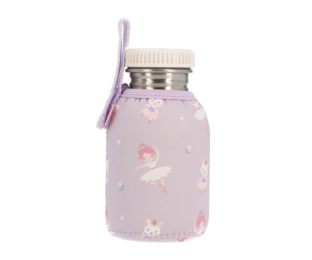 Kids Water Stainless steel Bottle with neopren cover Ballerina 350m