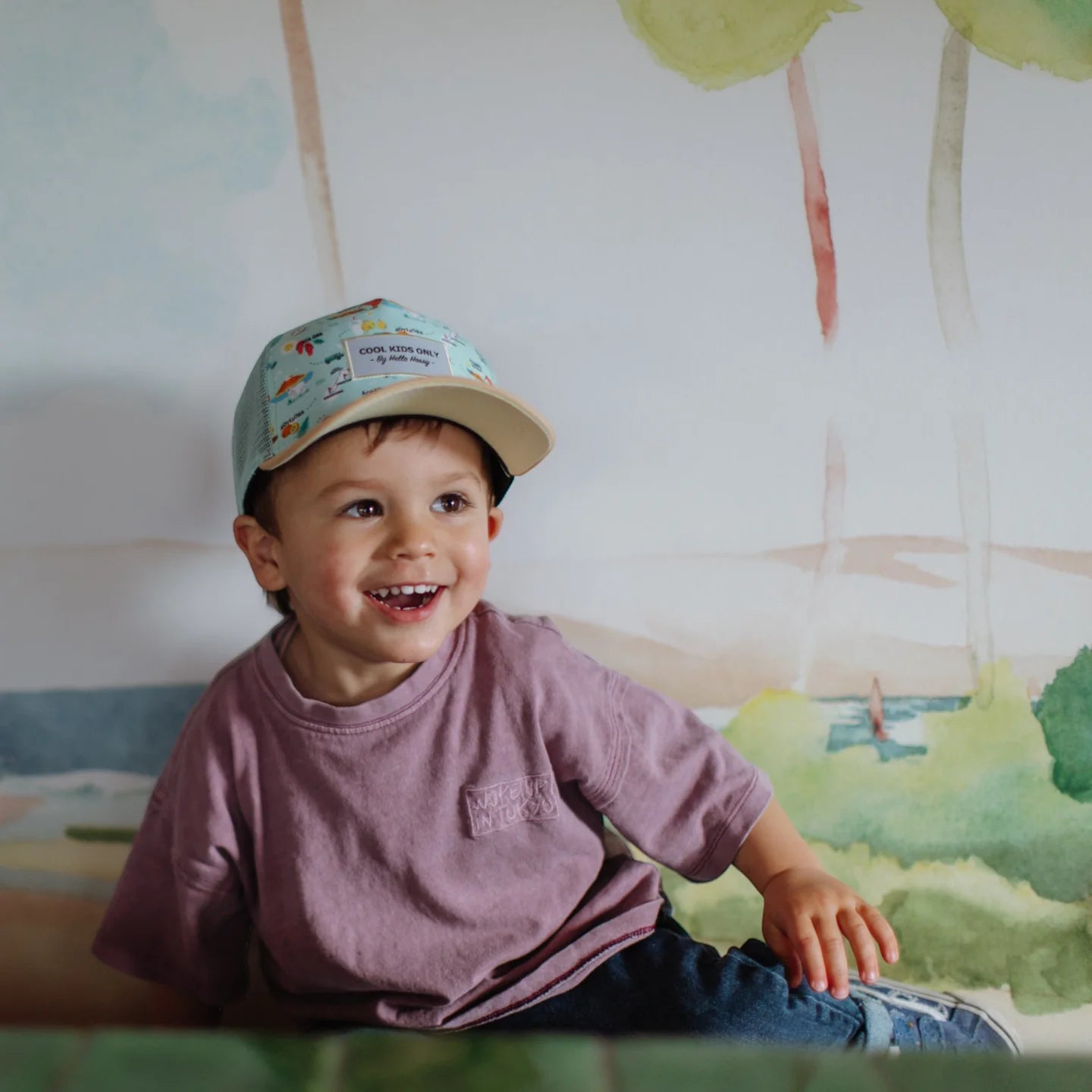 Kid's jockey cap New Zealand 2-6Y+ Hello Hossy 