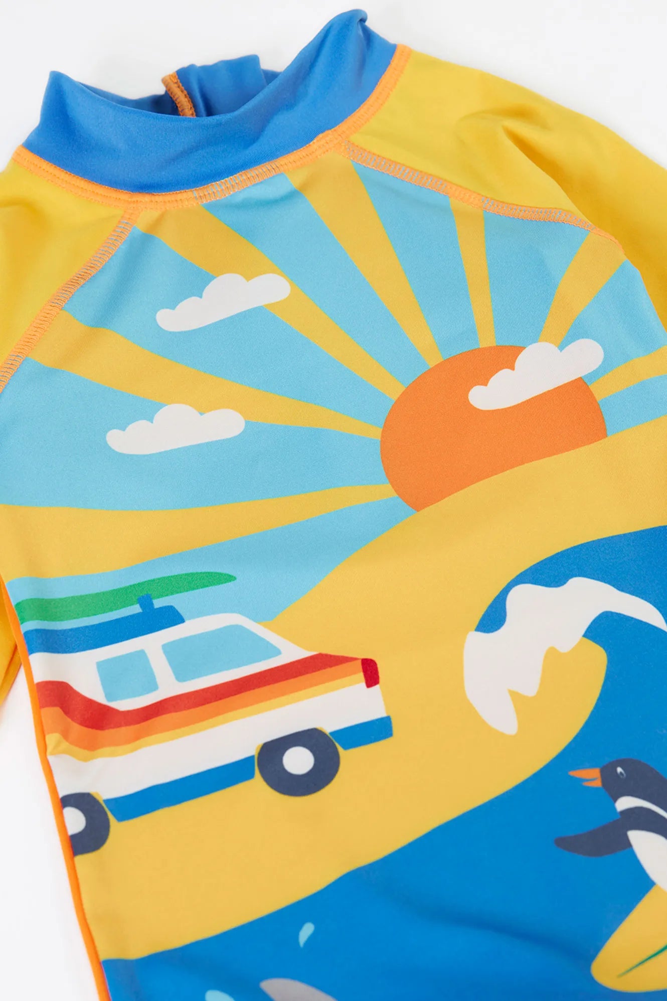 Kid's swim suit UPF50+ Lemon - Beach 6M-4Y Frugi