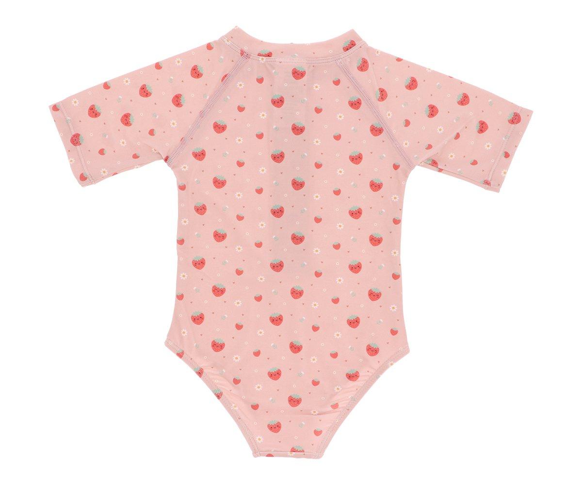 Lonsleeve swimming suit 2-3Y Strawberries Monnëka 