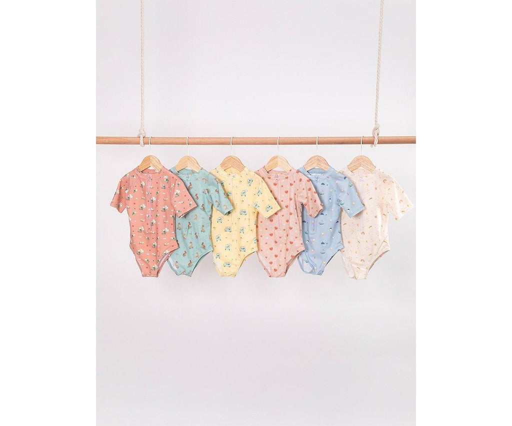 Lonsleeve swimming suit 2-3Y Strawberries Monnëka 