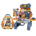 Kid's toy bench with tools 3 in 1 backpack 3+ years