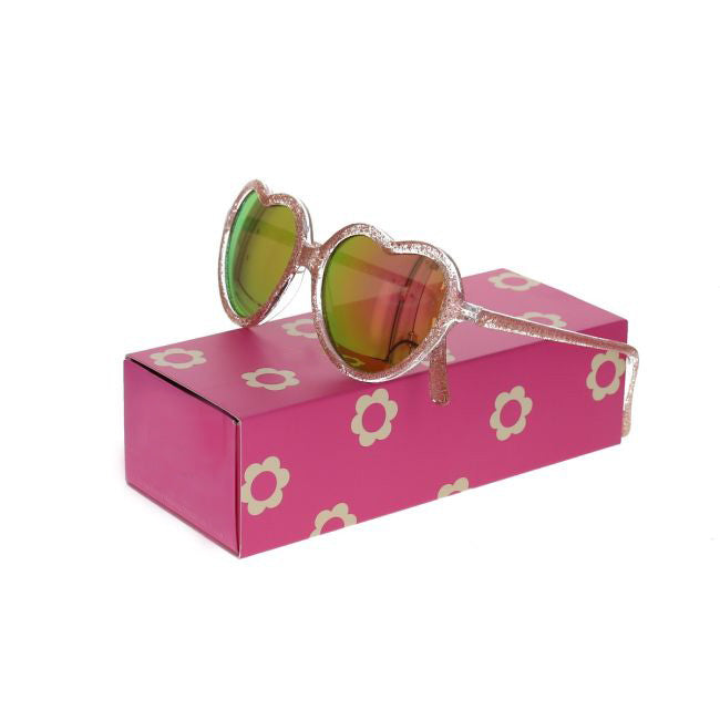 Kids' Glitter Heart Sunglasses (3-8 years) 