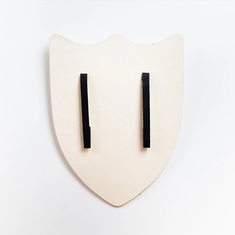 Παιδική ξύλινη Λευκή Ασπίδα με Σταυρό των Ναϊτών για μεταμφίεση Ιππότη