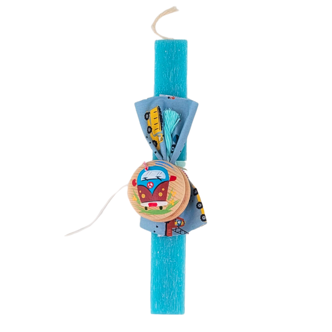 Children's Scratch Scented Candle with wooden Yoyo 29cm