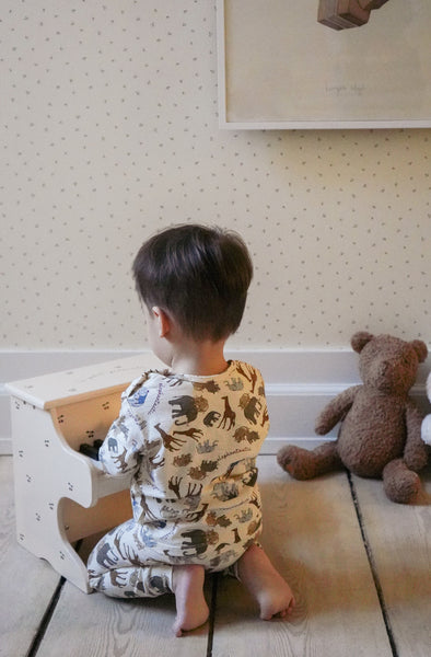 Παιδικό βαμβακερό παντελόνι Elephantastic newborn - 12 μηνών - Konges Slojd