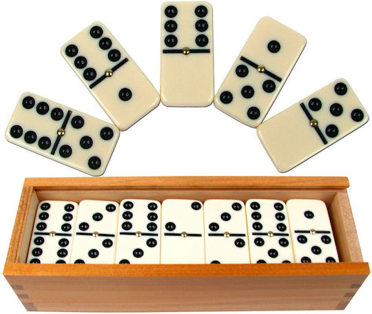 Classic Domino Game in Wooden Box – Suitable for Ages 3+