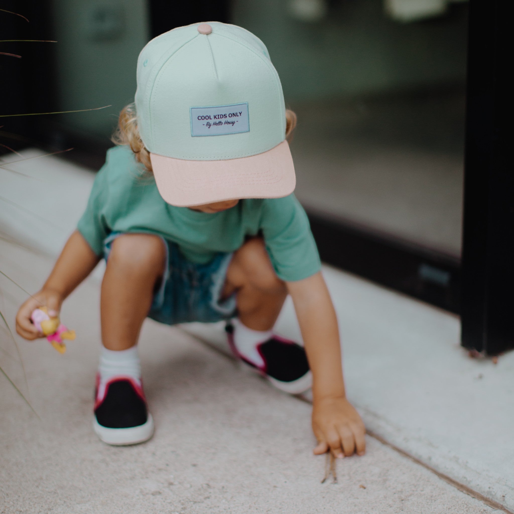 Kid's jockey cap Mini Aloe 2-6Y+ Hello Hossy 