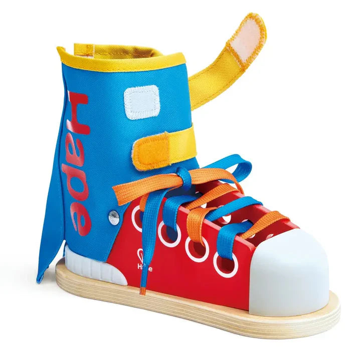 Παιδικό παιχνίδι εκπαιδευτικό παπούτσι με κορδόνια 3+ ετών Hape