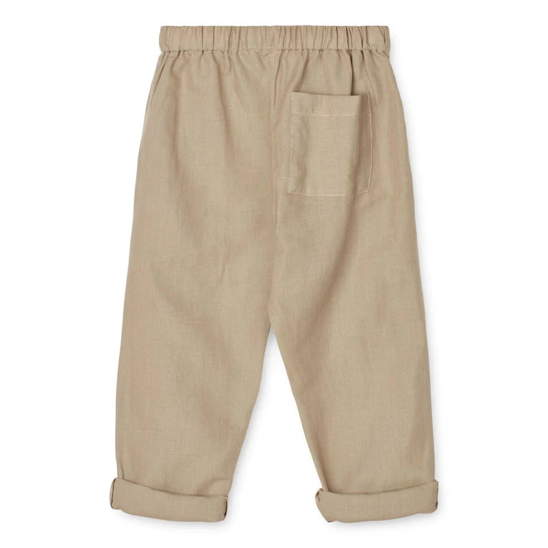 Kid's Orlando linen pants Mist 6M-10Y - Liewood
