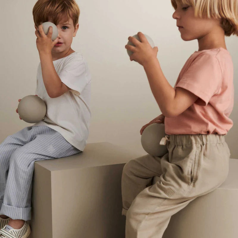 Kid's Orlando linen pants Mist 6M-10Y - Liewood