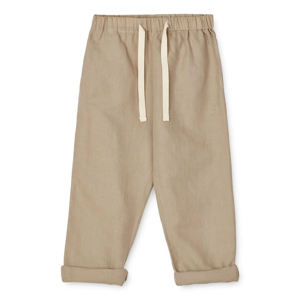 Kid's Orlando linen pants Mist 6M-10Y - Liewood