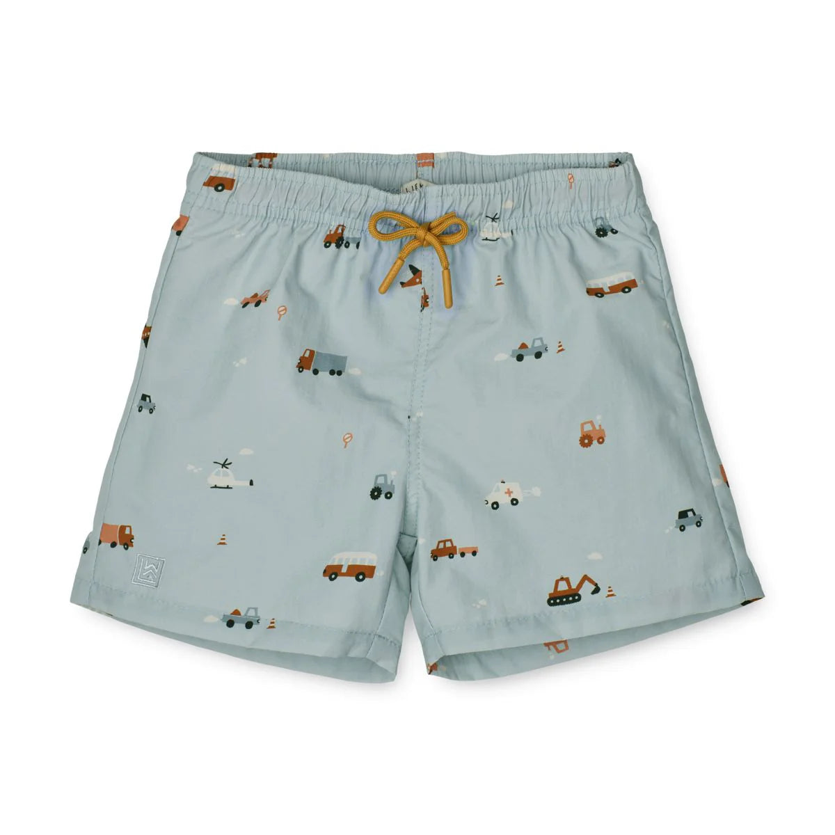 Children's swimming shorts Vehicles/dove blue print 12M-10Years - Liewood