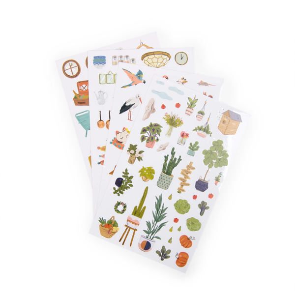 Παιδικό βιβλίο Ζωγραφικής 20 σελίδων με 145 Αυτοκόλλητα Les Parisiennes 3ετών+ Moulin Roty