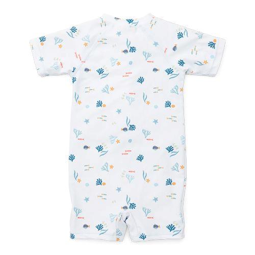 Παιδικό ολόσωμο κοντομάνικο μαγιό με προστασία UV Ocean Treasures 3Y-4Y Little Dutch