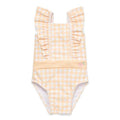 Παιδικό ολόσωμο μαγιό Sunshine Checks 9M-12M Little Dutch