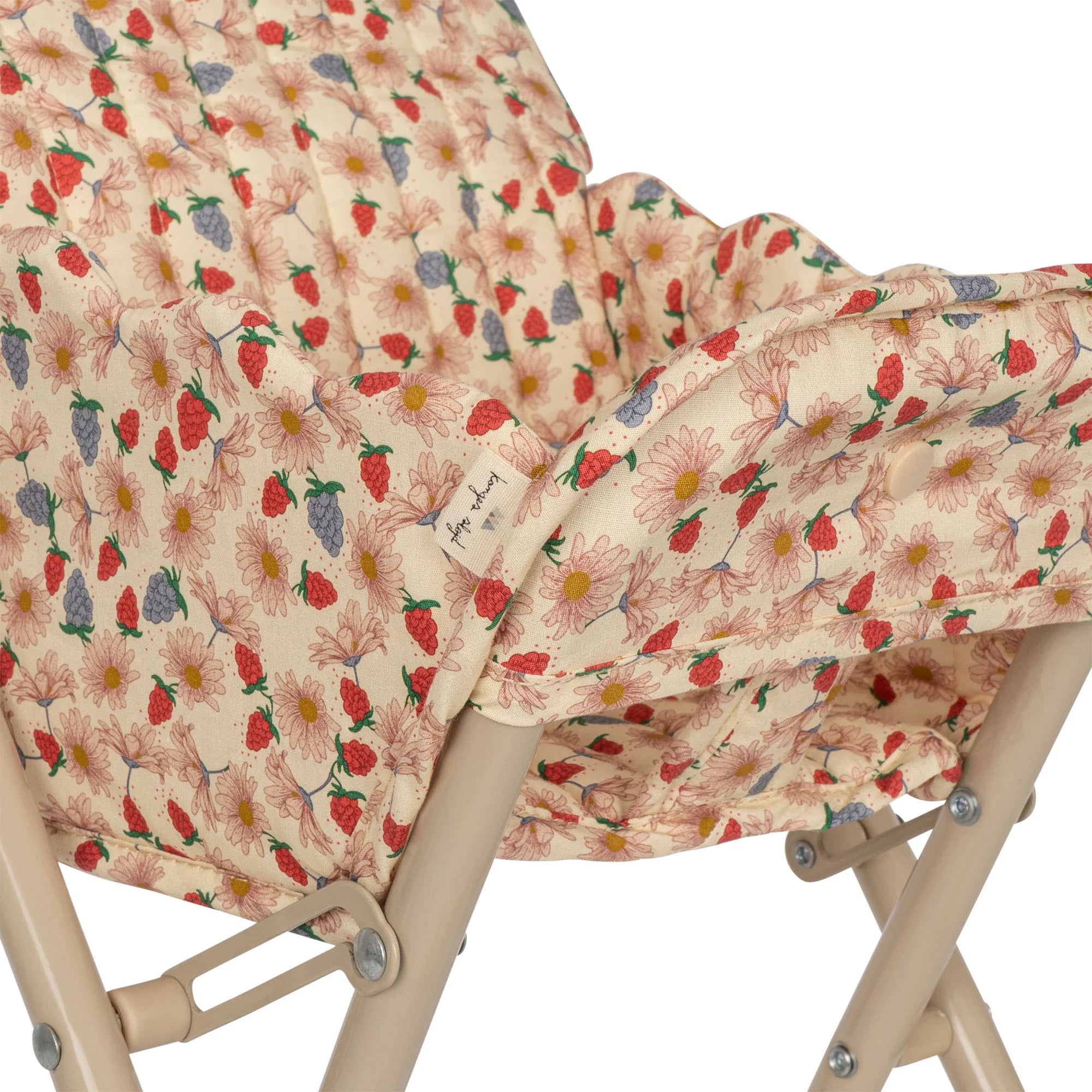 Organic Cotton Doll high chair Marguerit Berry - Konges Slojd